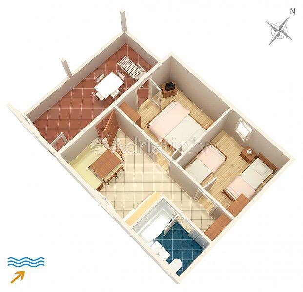 Apartment Mirela Supetar Kültér fotó